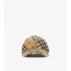 Gorra de béisbol de sarga con estampado de cuadros de EKD Gorra de béisbol de sarga con estampado de cuadros de EKD