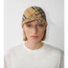 Gorra de béisbol de sarga con estampado de cuadros de EKD Gorra de béisbol de sarga con estampado de cuadros de EKD
