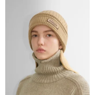 Gorro de lana con logotipo