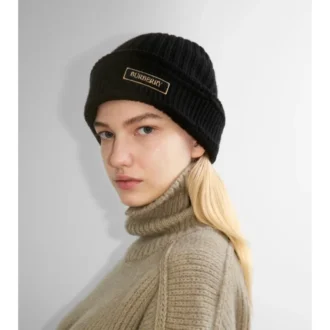 Gorro de lana con logotipo