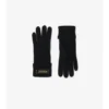 Guantes de mezcla de lana con parche con el logotipo Guantes de mezcla de lana con parche con el logotipo
