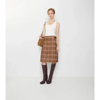 Kilt de lana a cuadros