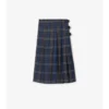Kilt midi de lana a cuadros Kilt midi de lana a cuadros
