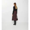 Kilt midi de mezcla de lana a cuadros Kilt midi de mezcla de lana a cuadros