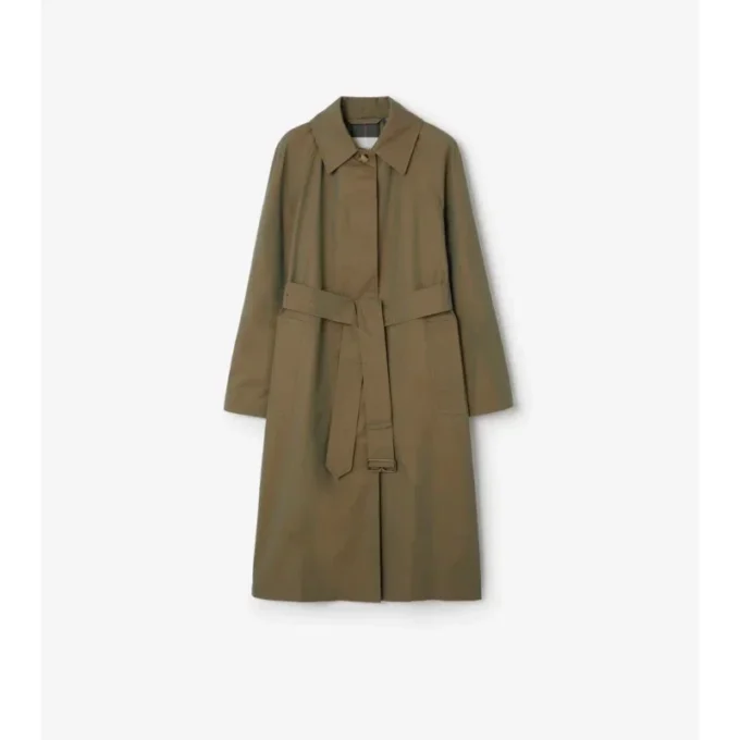 Long Gabardine Car Coat
