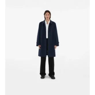 Long Gabardine Car Coat