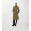 Long Gabardine Car Coat