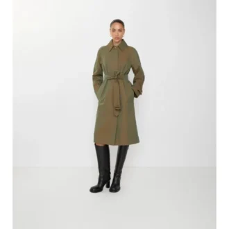 Long Gabardine Car Coat