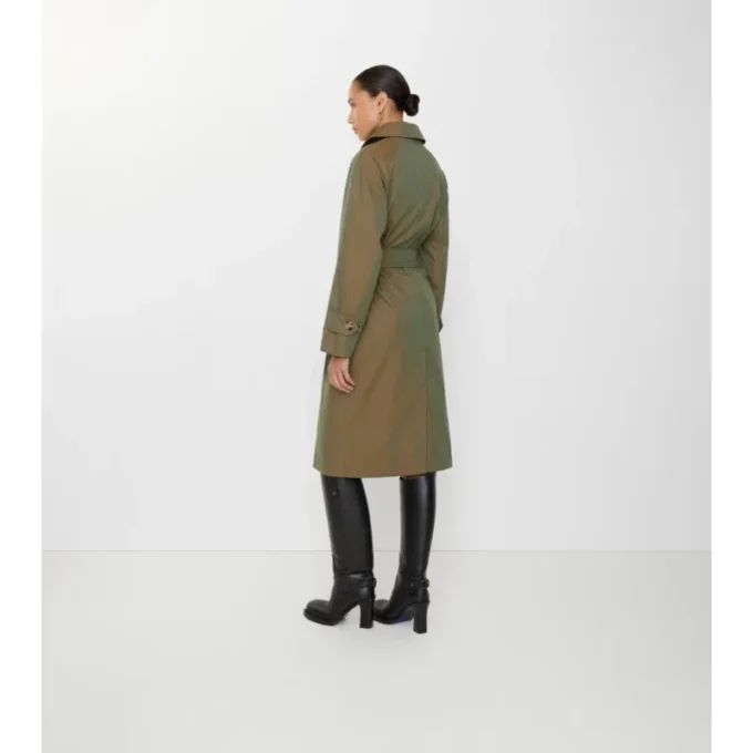 Long Gabardine Car Coat