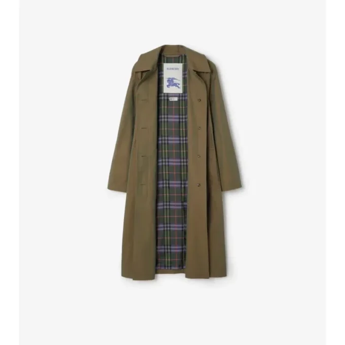 Long Gabardine Car Coat