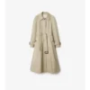 Long Gabardine Ellingham Fit-And-Flare Car Coat