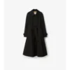 Long Gabardine Ellingham Fit-And-Flare Car Coat