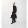 Long Gabardine Ellingham Fit-And-Flare Car Coat