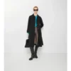 Long Gabardine Ellingham Fit-And-Flare Car Coat