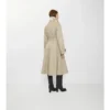 Long Gabardine Ellingham Fit-And-Flare Car Coat