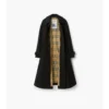 Long Gabardine Ellingham Fit-And-Flare Car Coat