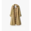 Long Gabardine Ellingham Fit-And-Flare Car Coat
