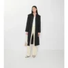 Long Nylon Car Coat with Hood