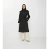 Long Nylon Car Coat with Hood