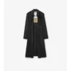 Long Nylon Car Coat with Hood