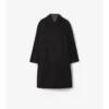 Long Reversible Check Wool Parkbury Car Coat Long Reversible Check Wool Parkbury Car Coat