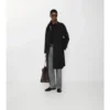 Long Reversible Check Wool Parkbury Car Coat Long Reversible Check Wool Parkbury Car Coat