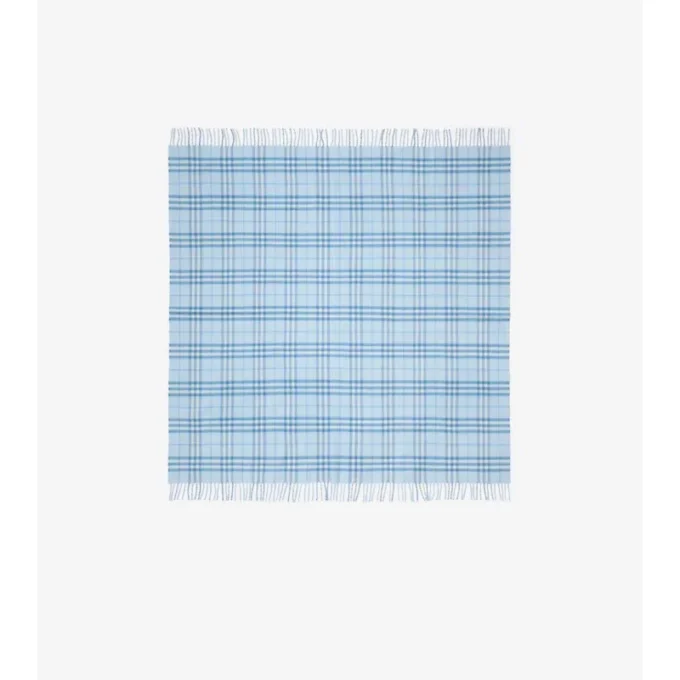 Manta para bebé de lana con estampado de cuadros Manta para bebé de lana con estampado de cuadros