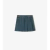 Minifalda de denim plisada Minifalda de denim plisada