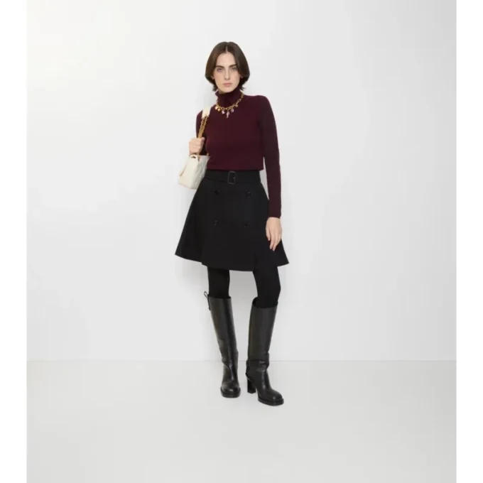 Minifalda tipo Gabardine Minifalda tipo Gabardine