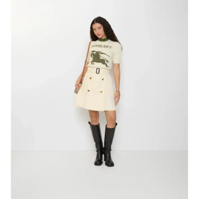 Minifalda tipo Gabardine Minifalda tipo Gabardine