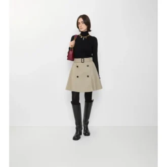 Minifalda tipo Gabardine Minifalda tipo Gabardine
