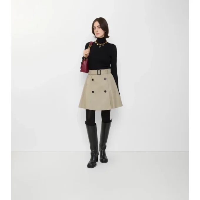 Minifalda tipo Gabardine Minifalda tipo Gabardine