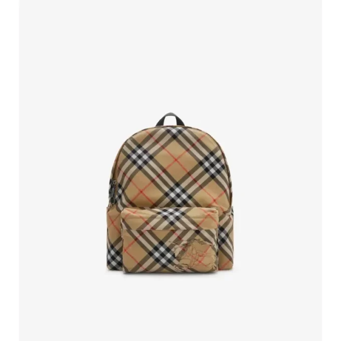 Mochila pequeña con estampado de cuadros Mochila pequeña con estampado de cuadros
