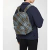 Mochila pequeña con estampado de cuadros Mochila pequeña con estampado de cuadros