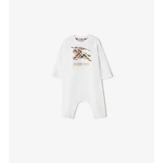 Mono de algodón con estampado EKD