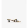 Mules Sloane con estampado de cuadros 
