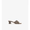 Mules Sloane con estampado de cuadros 