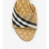 Mules Sloane con estampado de cuadros 