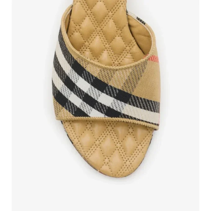 Mules Sloane con estampado de cuadros 