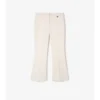 Pantalones acampanados cortos de lana Pantalones acampanados cortos de lana