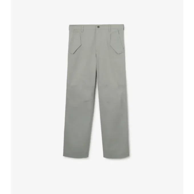 Pantalones cargo de sarga de algodón