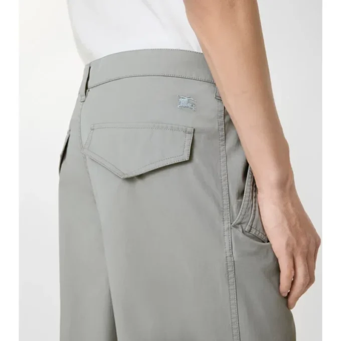 Pantalones cargo de sarga de algodón