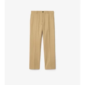 Pantalones chinos de sarga de algodón