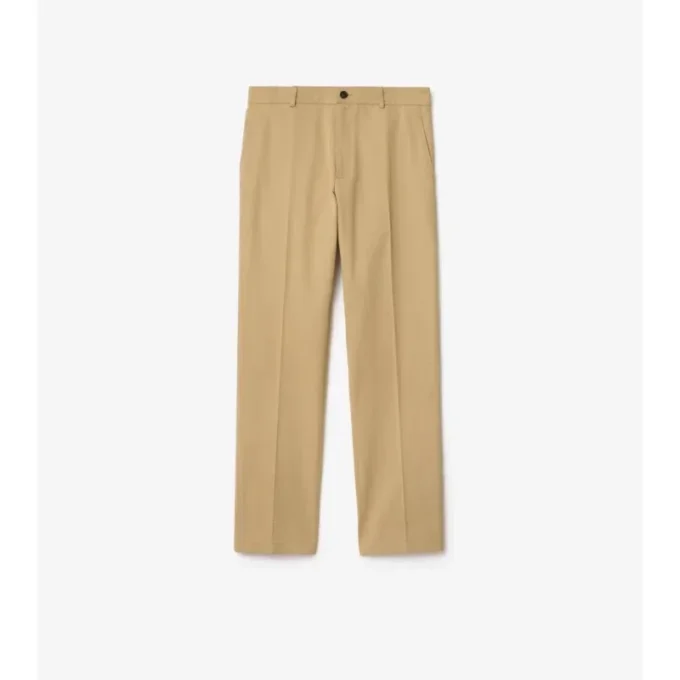 Pantalones chinos de sarga de algodón Pantalones chinos de sarga de algodón