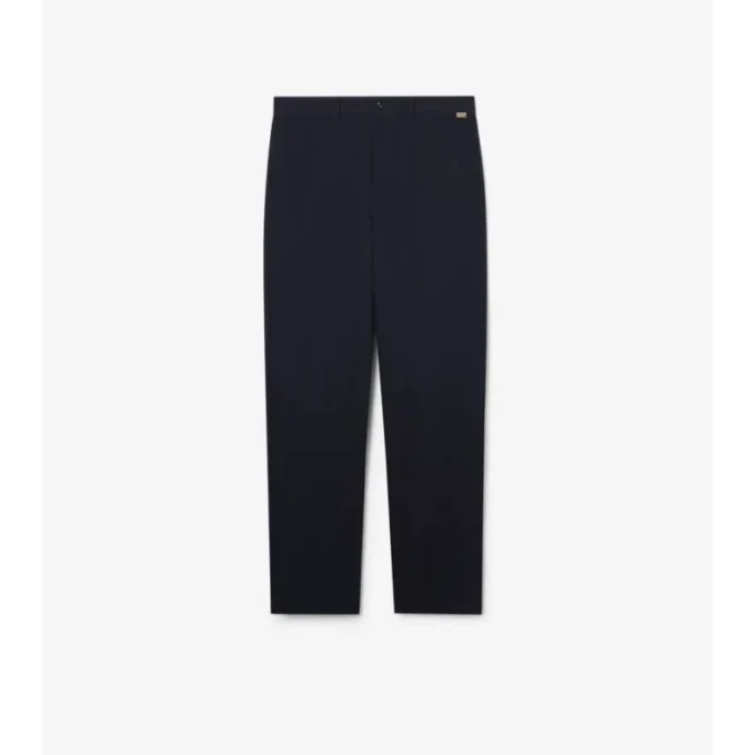 Pantalones chinos de sarga de algodón