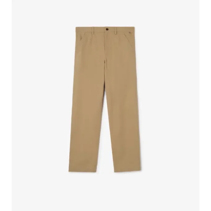 Pantalones chinos de sarga de algodón Pantalones chinos de sarga de algodón