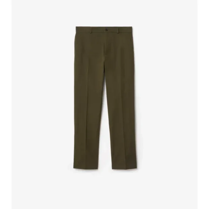 Pantalones chinos de sarga de algodón Pantalones chinos de sarga de algodón