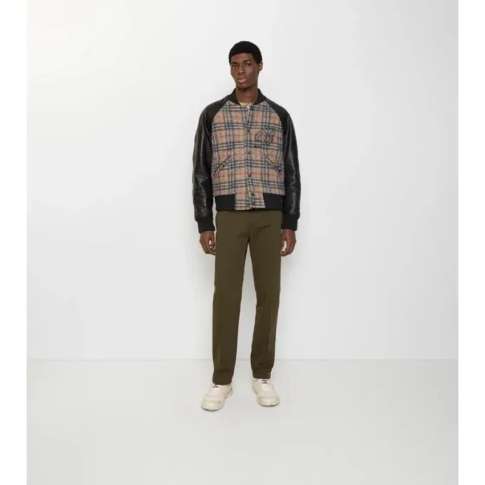 Pantalones chinos de sarga de algodón Pantalones chinos de sarga de algodón