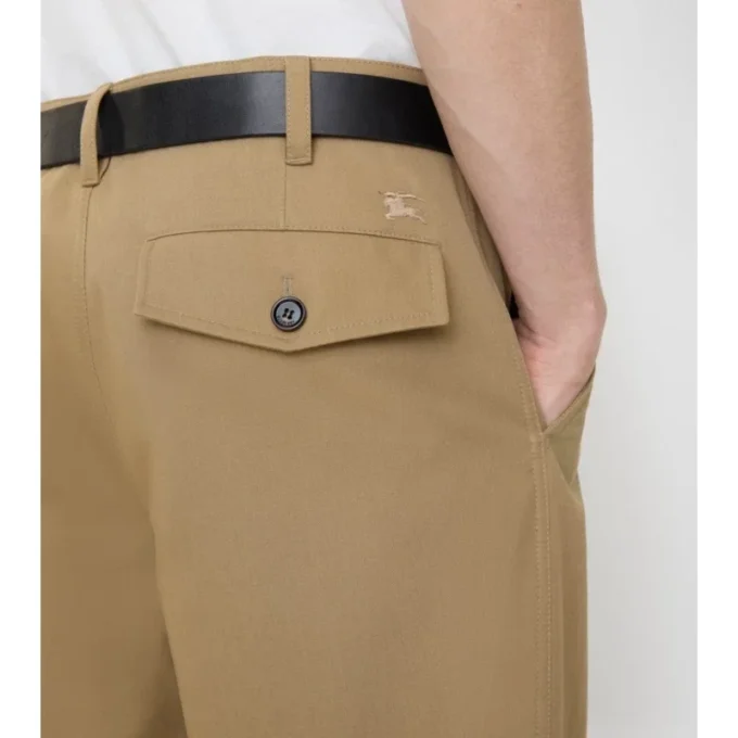Pantalones chinos de sarga de algodón Pantalones chinos de sarga de algodón