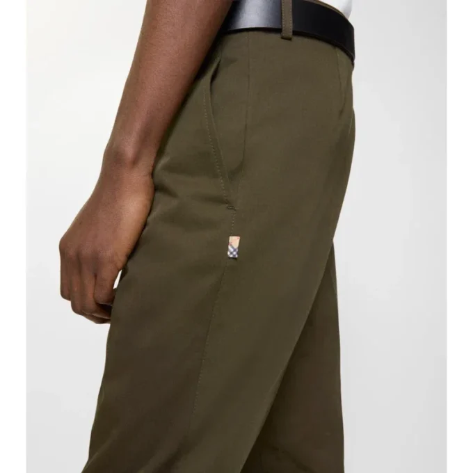 Pantalones chinos de sarga de algodón Pantalones chinos de sarga de algodón